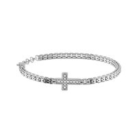 Bracciale Bliss B ICE in Argento Diamante 0.01 Ct 20106456 - 20106456